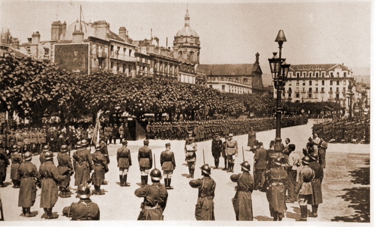 Place de Jaude on June 21, 1940 