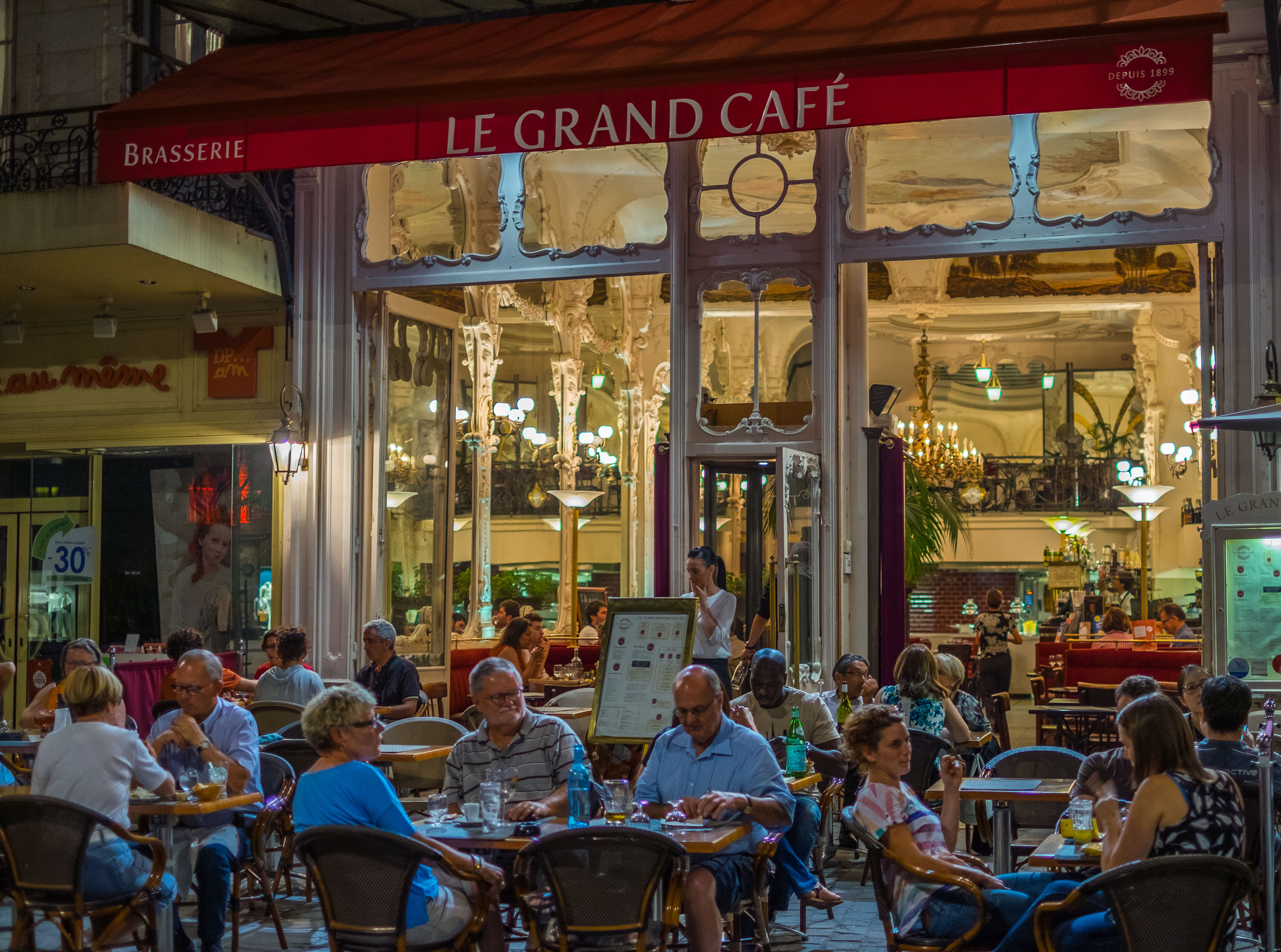 Le Grand Cafe, another place to enjoy an evening in Moulins