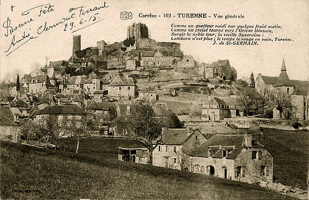 Turenne Corrèze France Auvergne Dordogne Chateau Castle