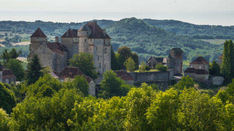 Curemonte Corrèze France Dordogne Medieval Europe Turene Castle Chateau