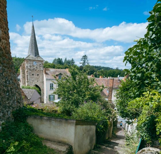 Hérisson village in Bourbon region of France