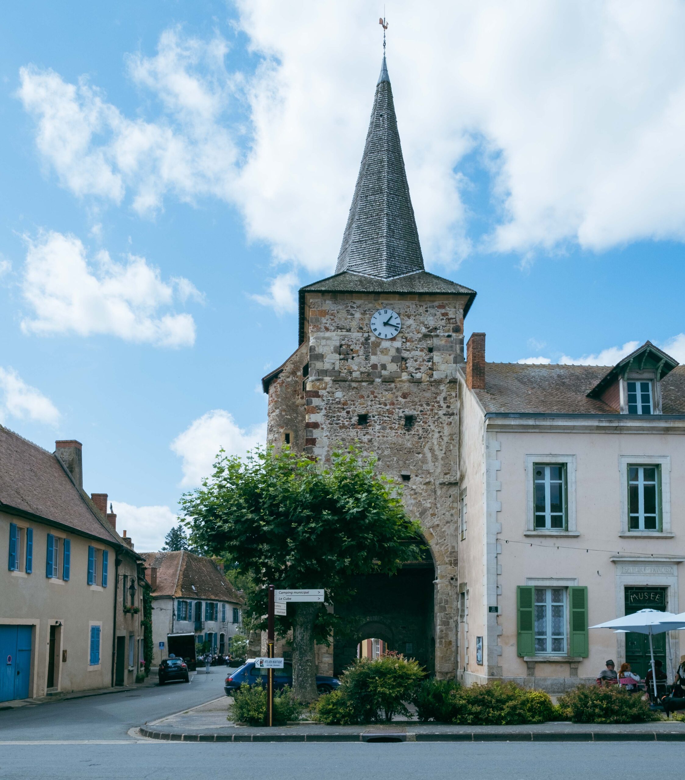 Hérisson village in Bourbon region of France