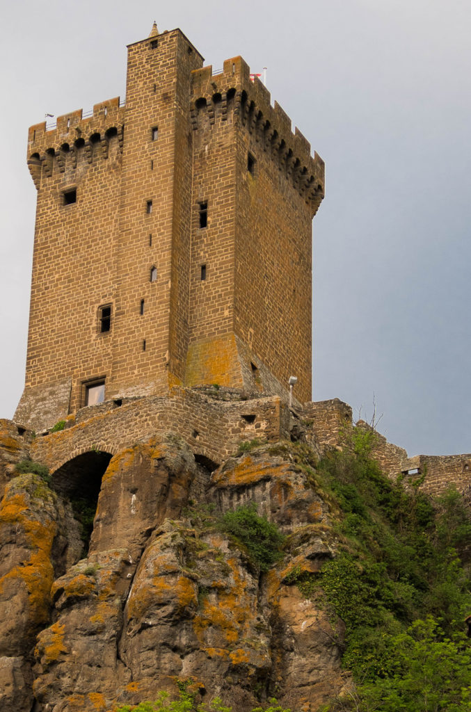 The keep at Chateau de Polignac © 2016 Richard Alexander
