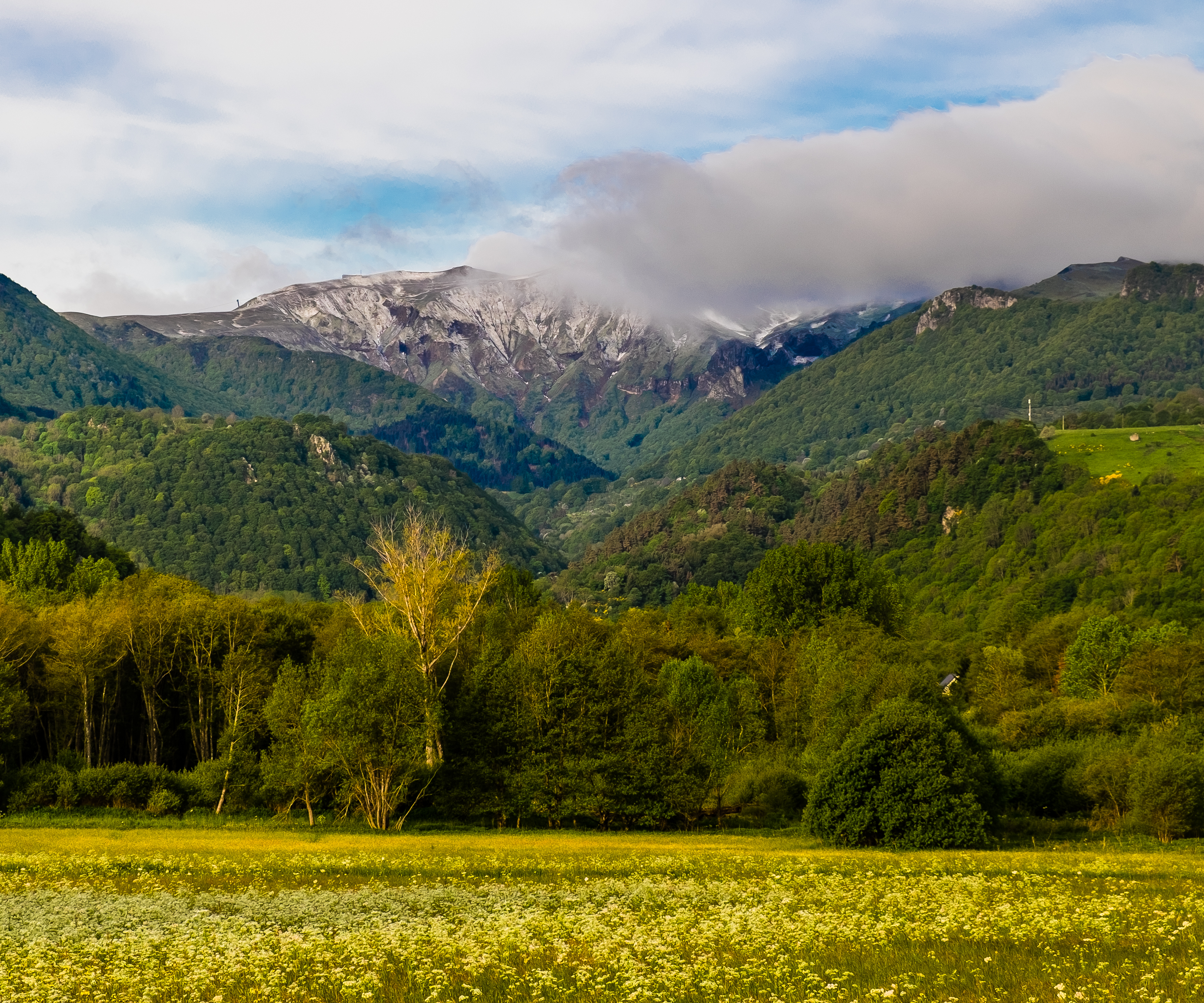 Cantal Puys Volcano Auvergne- Deep Heart of France