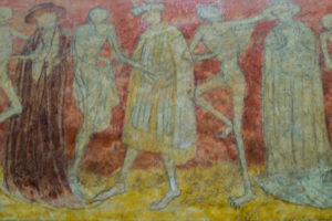 Detail from the "Dance of Death" fresco - photo © 2016 Richard Alexander