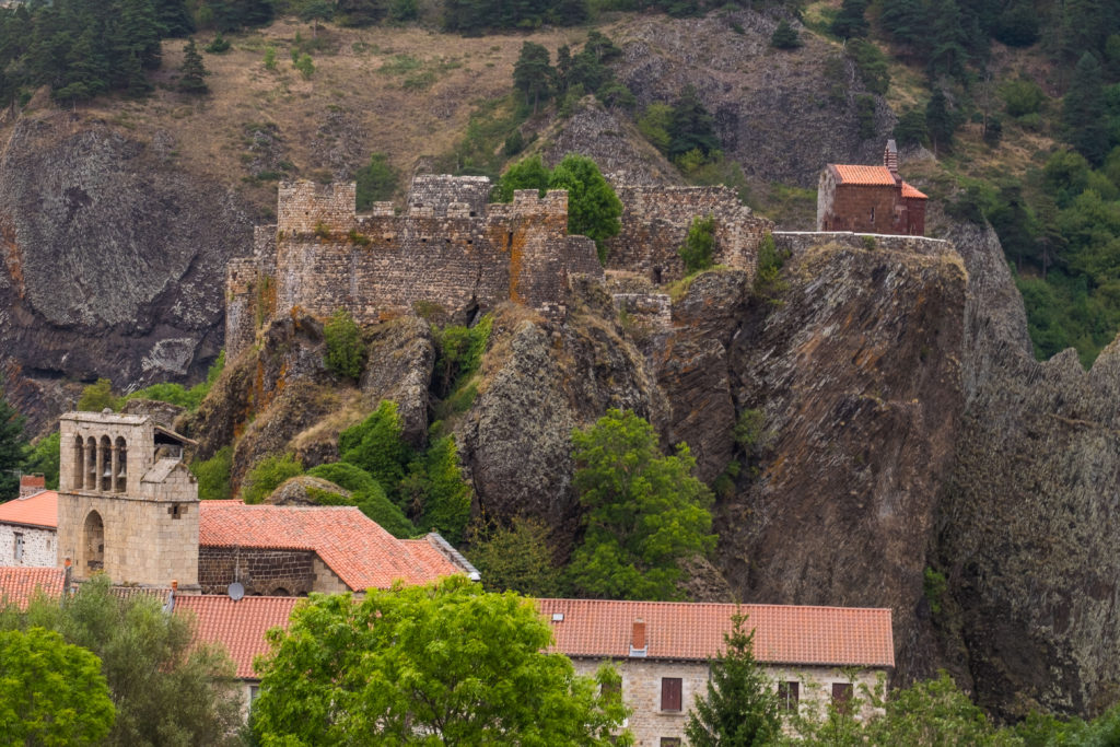 Arlempdes Auvergne Medieval Castle Chateau