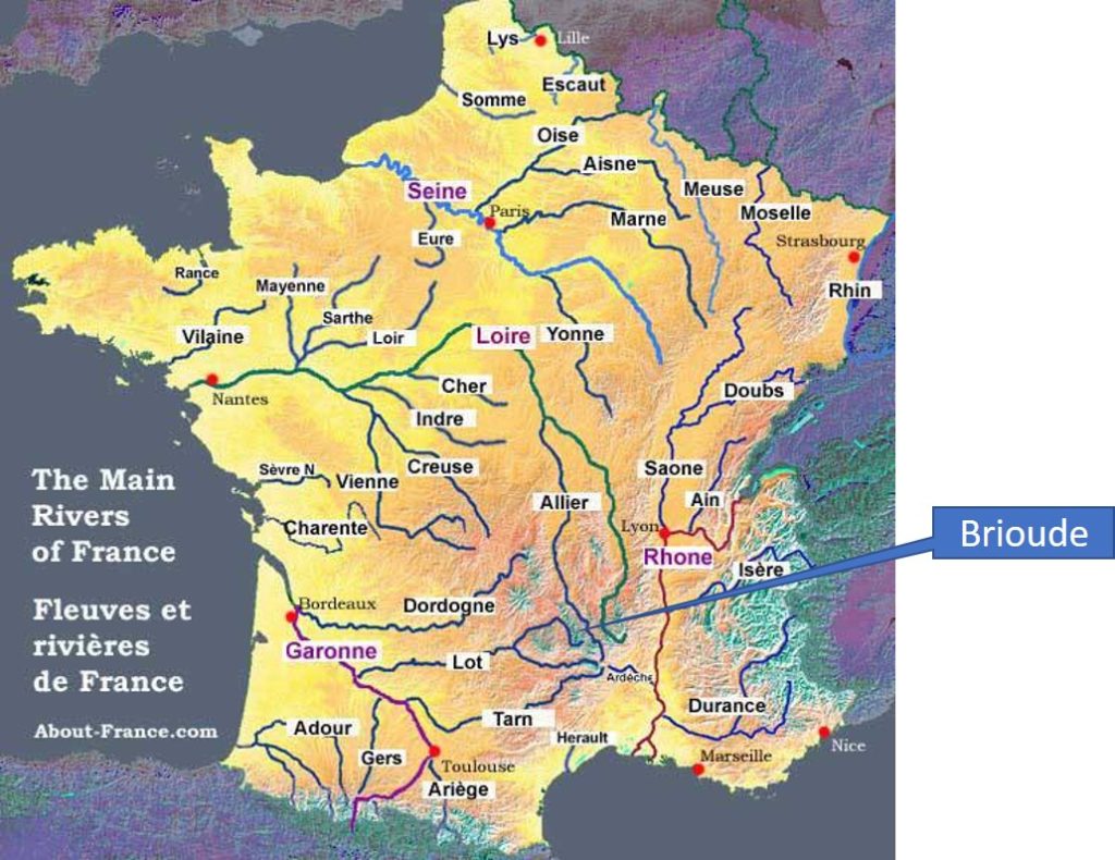 Brioude - Cantal - Rivers