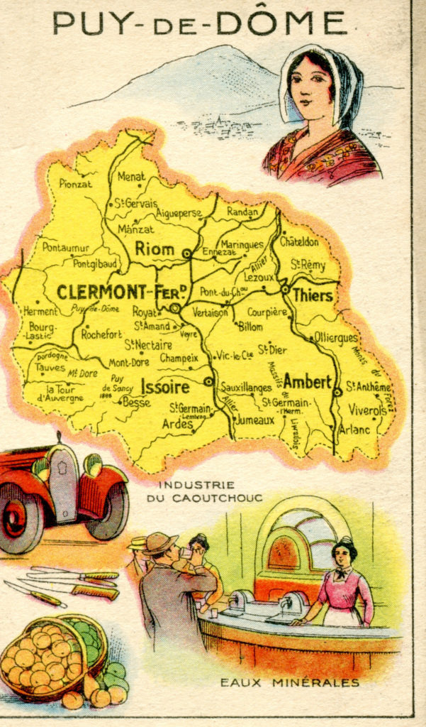 Auvergne Clermont-Ferrand Postcards