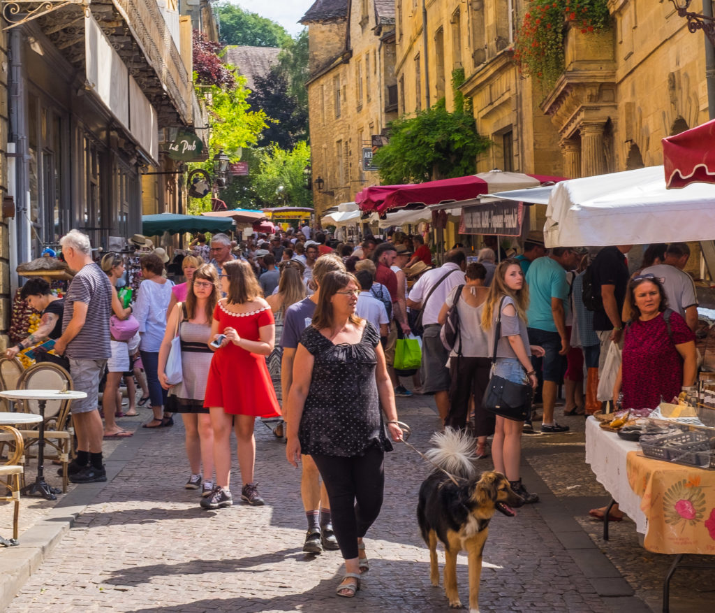 Sarlat Sarlat-le-Canèda Dordogne Perigord France Market