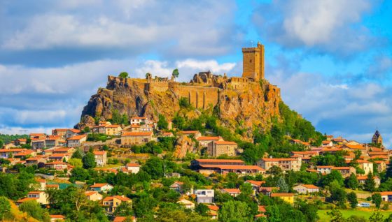 Polignac Chateau Castle Auvergne Velay France