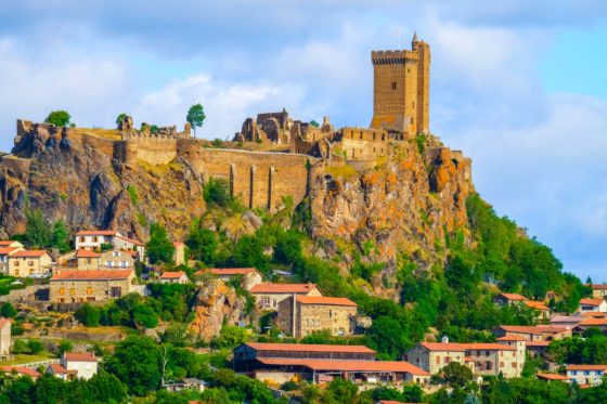 Polignac Chateau Castle Auvergne Velay France