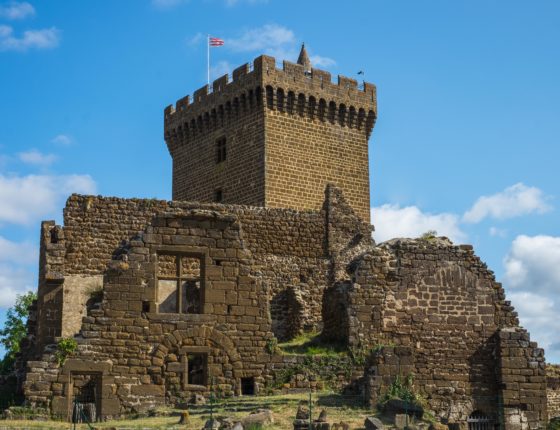 Polignac Chateau Castle Auvergne Velay France