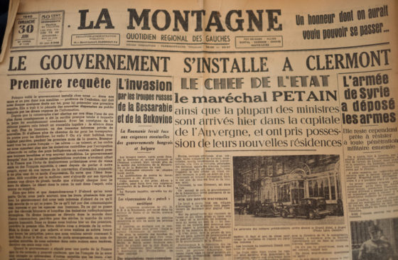 Clermont-Ferrand WWII France History War Auvergne Petain