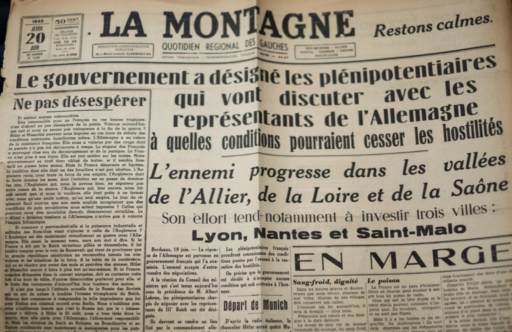 Clermont-Ferrand WWII France History War Auvergne Petain