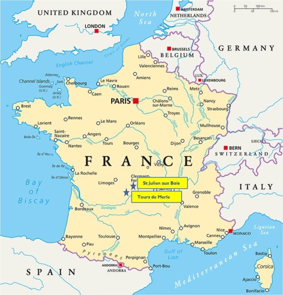 St-Julien-Aux-Bois Xaintrie Medieval Farm Correze France