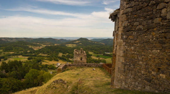 Murol Chateau Castle Auvergne Cantal France Medieval Renaissance