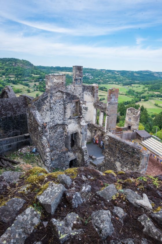 Murol Chateau Castle Auvergne Cantal France Medieval Renaissance