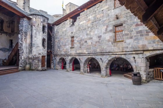 Murol Chateau Castle Auvergne Cantal France Medieval Renaissance