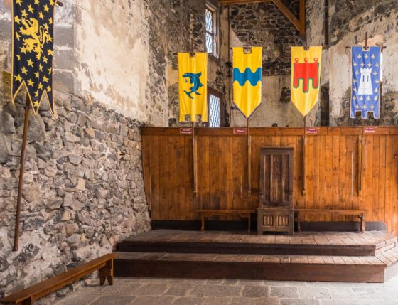 Murol Chateau Castle Auvergne Cantal France Medieval Renaissance