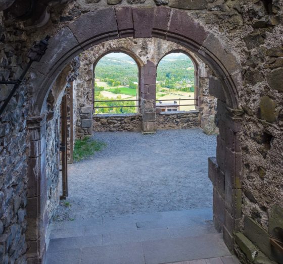 Murol Chateau Castle Auvergne Cantal France Medieval Renaissance