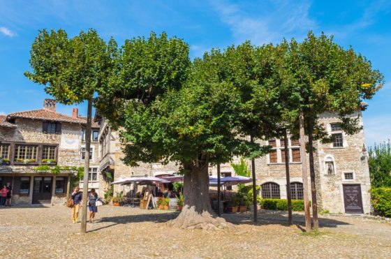 Pérouges Perouges Ain Lyon Rhone Rhone-Alpes France Medieval