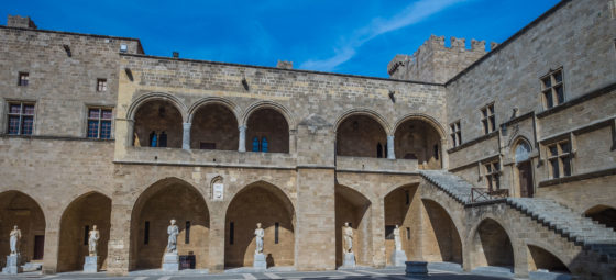 Rhodes Greece Auvergne France Crusades Knights Medieval