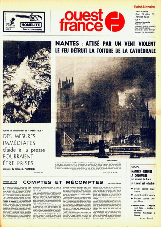 Clermont-Ferrand Cathedral Notre-Dame Fire Auvergne France