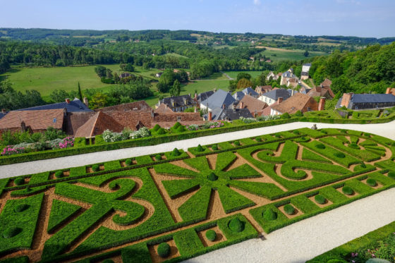 Hautefort Dordogne France Castle Chateau
