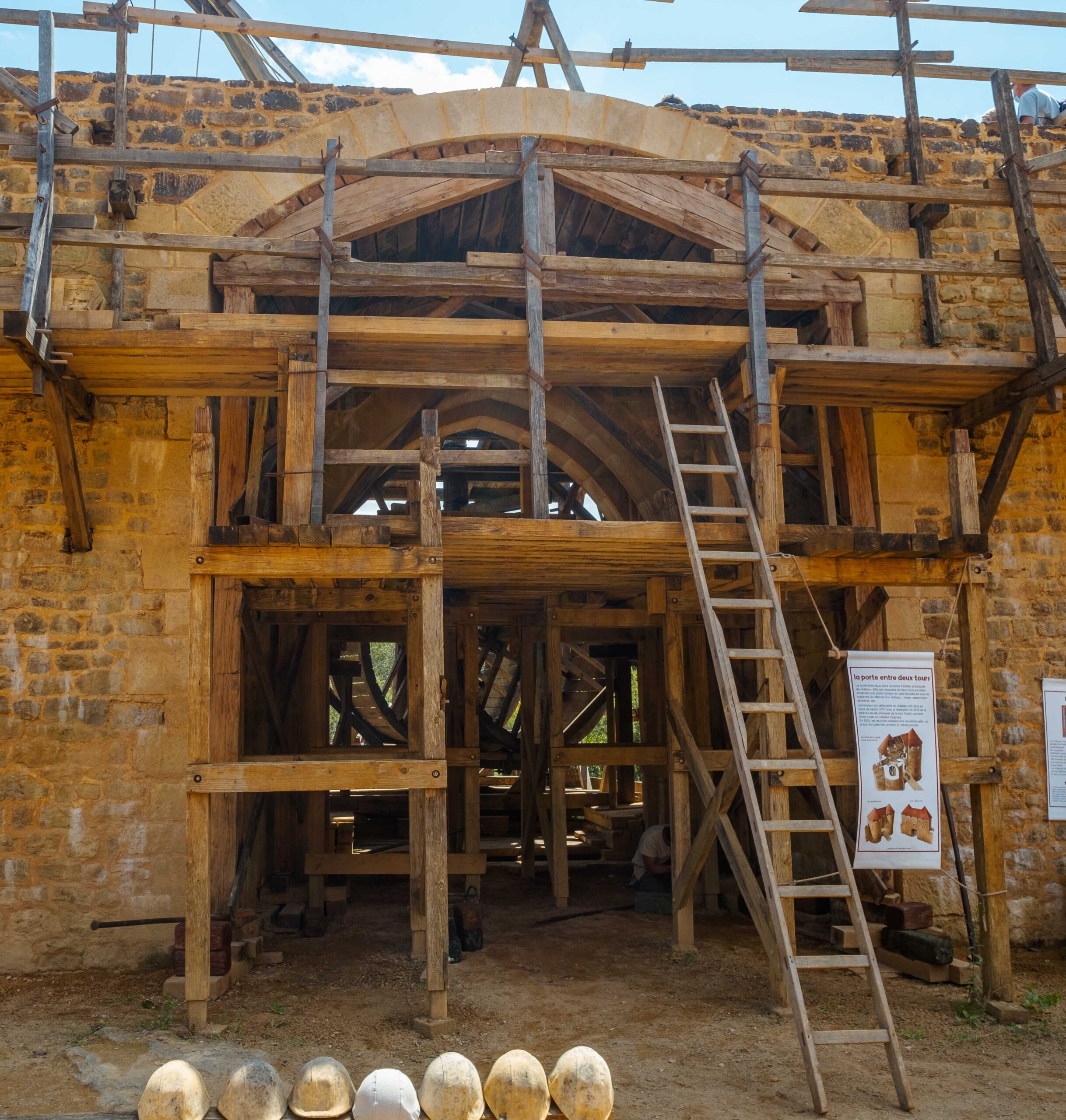 How Medieval Construction Methods Are Used at Guédelon Castle