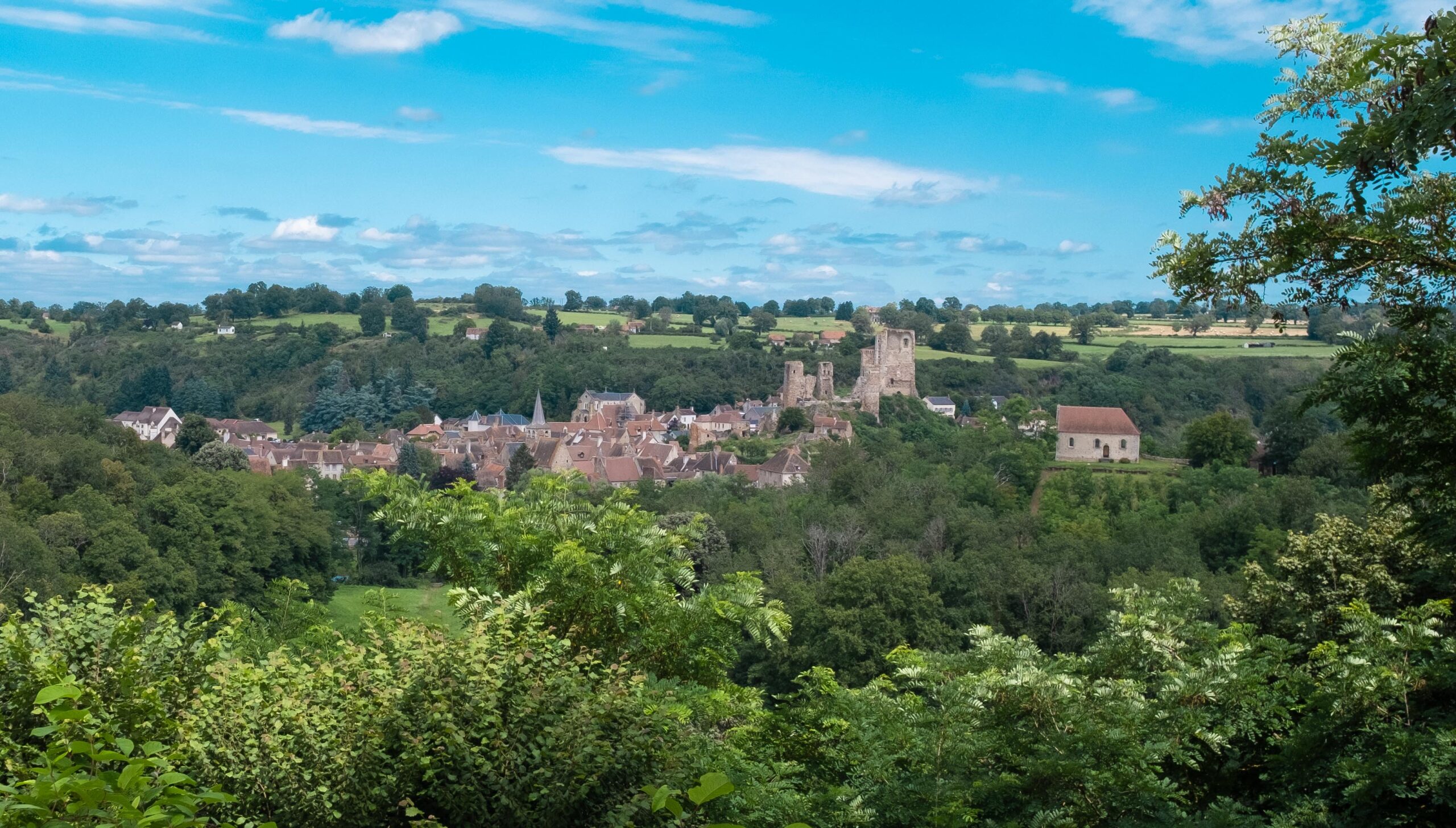 Hérisson village in Bourbon region of France