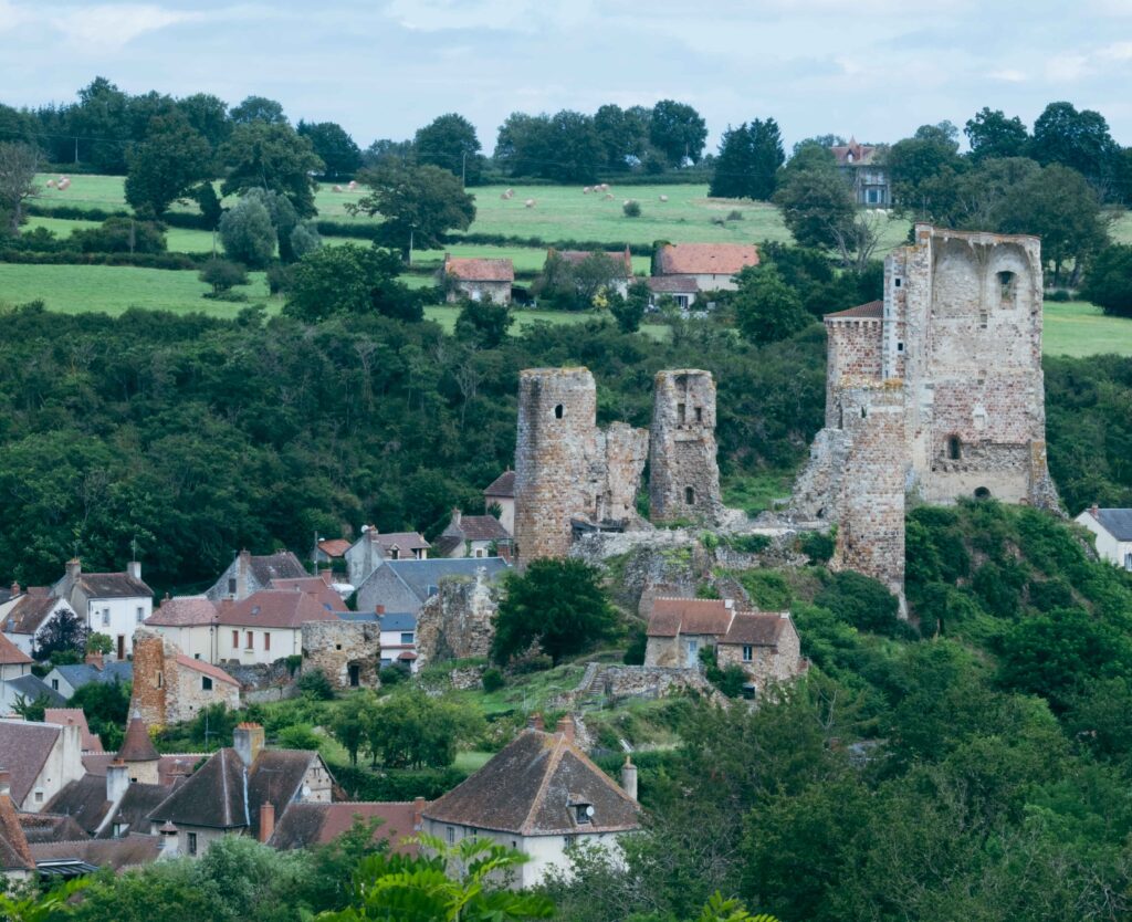 Hérisson village in Bourbon region of France