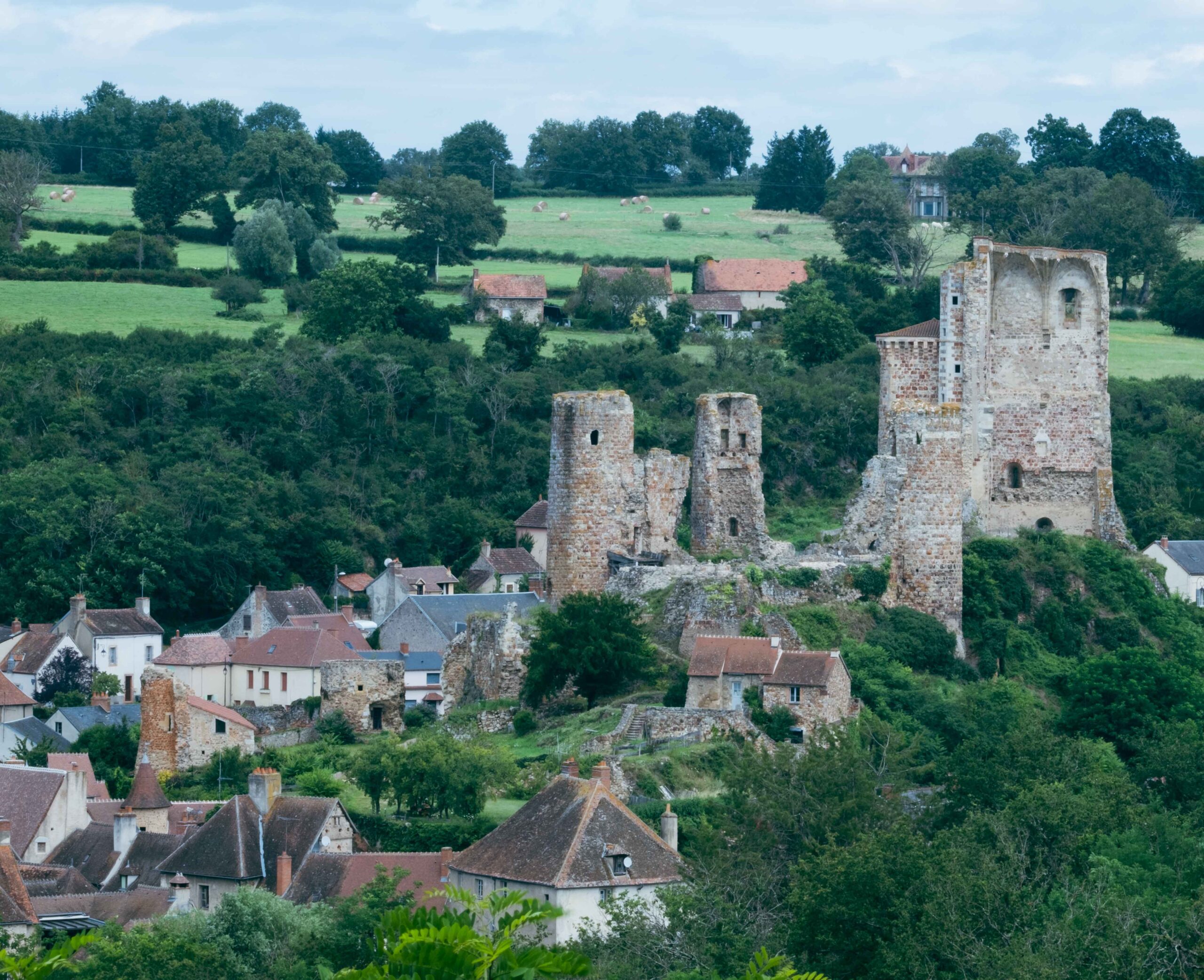 Hérisson village in Bourbon region of France