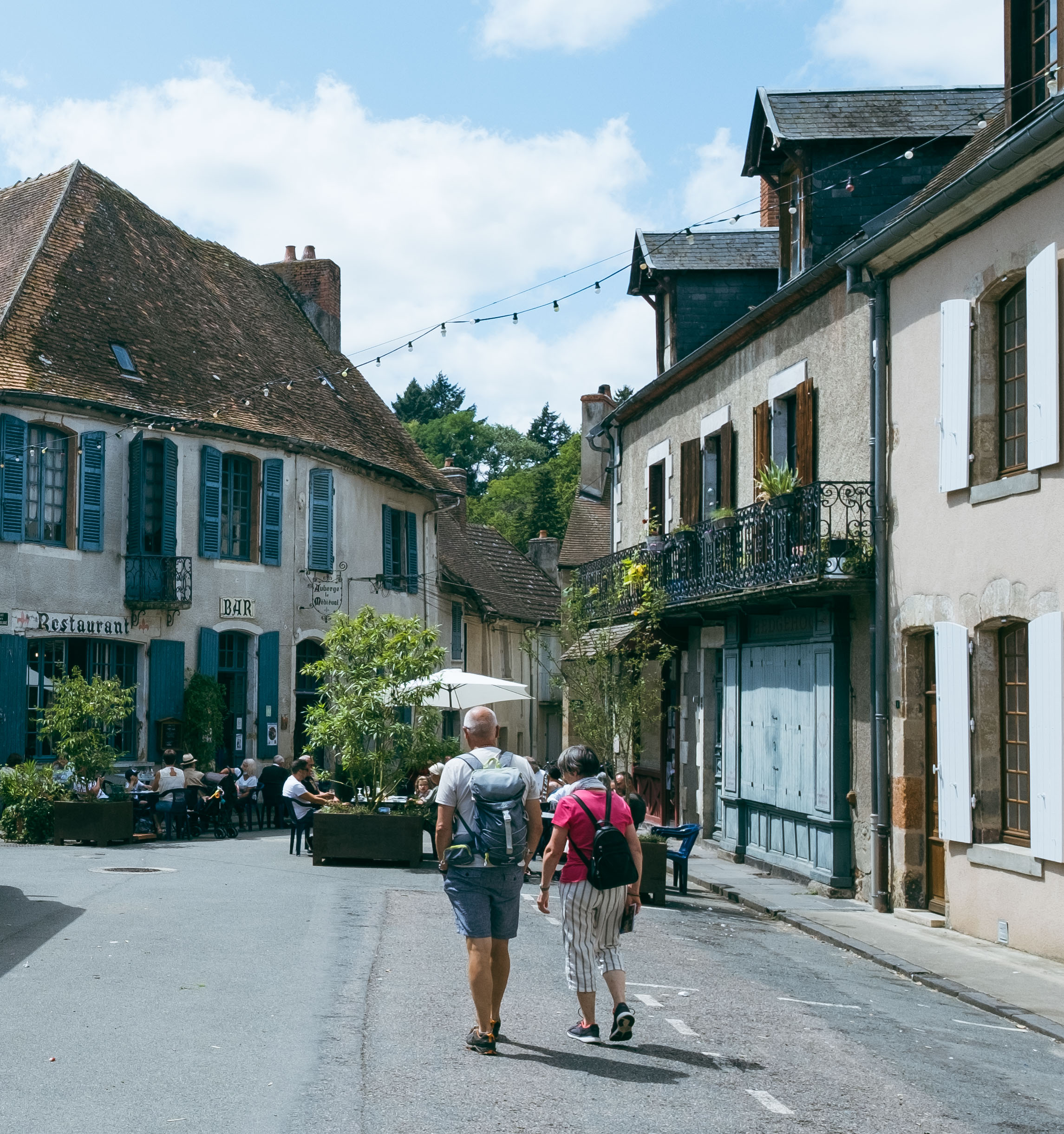 Hérisson village in Bourbon region of France