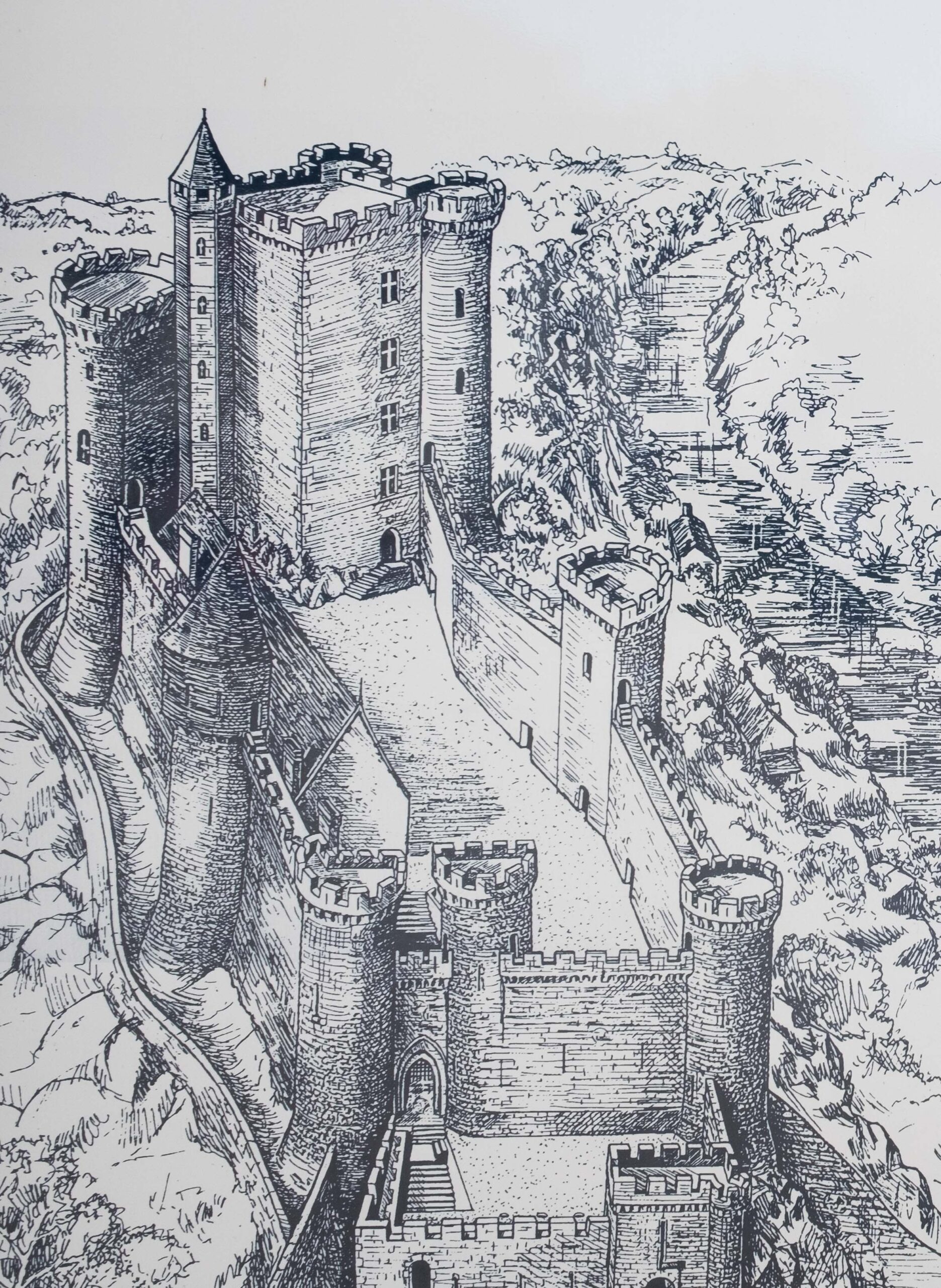 Hérisson village in Bourbon region of France